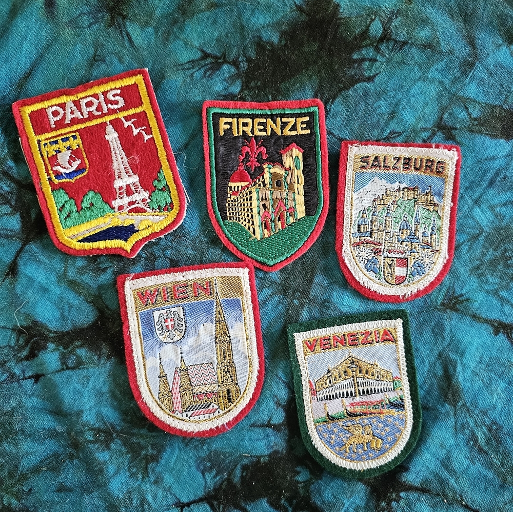 Europe City Patches & Travel Journal
